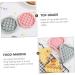Zerodeko 9 Pcs Mold Silicone Baking Pad Silicone Pans for Baking Silicone Waffle Mould Silicone Muffin Pan Square Baking Dish Fondant Cookie Cake Jelly Chocolate Silica Gel Round 12X11X1.6CMx3pcs Random Colorx3pcs - Buy Online on GoSupps.com