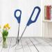 Long Handle Toenail Scissors Professional Handcraft Scissors Stainless Steel Nail Scissors with Save Effort Asymmetrical Design for Seniors Women Men - Buy Online on GoSupps.com