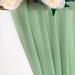 Dusty Sage Sheer Chiffon Fabric 5 Yards - 60 Wide Continuous Solid Color Draping Fabric for Wedding Party Backdrop - Buy Online on GoSupps.com