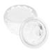 PRETYZOOM Glass Jar Wedding Decor Manicure Nail Dish Cup Dappen Dish Acrylic Nail Tools Nail Art Liquid Holder Nail Dish Bowl with Lids Nail Cups with Lids Nail Powder Glass Candy
