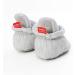EDOTON Unisex Newborn Winter Boots - Soft Non-Slip Sole Bootie Sock 6-12 Months - Light Gray - Buy Online on GoSupps.com