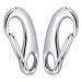Abimars 4 inch Heavy Duty Rope Connector Snap Hook 316 Stainless Steel Spring Snap Hook Clip Load Capacity 1000lbs Marine Grade Anchor Clips for Rope (2 Pack)