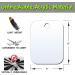 NC Fogless Unbreakable Shower Mirror | Shatterproof Fog Proof Shave | Medium 2PCS 6x8 | Portable for Travel, Makeup, Camping | Wall Hanging Bathroom Mirror - Buy Online on GoSupps.com