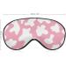 Buy Pink Cow Print Sleep Mask for Women | Adjustable Eye Shades with Elastic Strap - Perfect for Travel & Relaxation - Buy Online on GoSupps.com