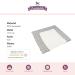 Puckdaddy Greta Anker Pattern Diaper Pad 77x75cm | 100% Cotton | Oeko-Tex Checked | Soft & Safe Baby Essential | Optimal Comfort & Style - Buy Online on GoSupps.com