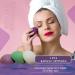 Konjac Facial Sponges with Charcoal & Aloe Vera - Gentle Cleansing & Exfoliation - 3pc Set - Buy Online on GoSupps.com