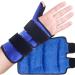 Hilph Large Cooling Bandage Wrist Cooling Cuff with Velcro Fastening, Cooling Gloves for Hands & Thumb Cooling Pad Gel for Carpal Tunnel Pain Arthritis, Carpal Tunnel, Tenosynovitis