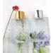 Enslz 100ml/3.4Oz Clear Glass Fine Mist Atomizer Portable Square Refillable Empty Perfum Spray Bottle Travel Atomizer Bottle Gold Cap - Buy Online on GoSupps.com