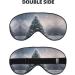 SSIMOO Christmas Tree Snow Sleep Mask | Adjustable Breathable & Fashionable Eye Mask for Comfortable Sleep International Shipping Available - Buy Online on GoSupps.com