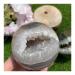 Gift for Family Natural Natural Open Smile Crystal Druzy Cluster Geode Specimen Sphere Reiki for Home Decor Lucky Stone Crystal Cluster 5.5-6cm