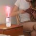 Fovolat Portable Cool Mist Humidifiers - 280ml Personal Humidifier Travel Facial Mister - Rechargeable Cool Mist Humidifiers with Starry Projector Personal Desktop Humidifier for Bedroom Nightstand Pink - Buy Online on GoSupps.com
