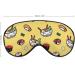 Japanese Ramen Pattern Sleep Mask - Adjustable Strap for Men & Women | Light Blocking Blindfold for Night Travel & Naps - Buy Online on GoSupps.com