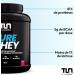Pure Whey | 81% Protein in 2 Sources | Rich in BCAA Glutamine and Casein | Gradual Assimilation | Fast and Dry Bodybuilding | Low Calorie | 750g | Smooth Strawberry Flavor | TLN - Buy Online on GoSupps.com