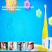 QLEBAO Electric Toothbrush for Children 6 Months to 5 Years | Sonic with LED Light & Smart Timer | Waterproof IPX7 | 2 Brush Heads | Baby Electric Toothbrush Yellow - Buy Online on GoSupps.com