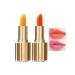 2 PCS Color Changing Lipstick Carrot and Cherry Color Changing Lipstick Waterproof Long Lasting Lip Balm PH Temperature Color Change Lip Balm Improve Chapped Lips & Darkened