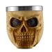 Stainless Steel Shaving Bowl Foaming Soap Bowl Facial Hair Beard Brush Mug Skull for Halloween Costumes