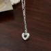 Oralgos 2023 Hollow Heart Necklace - Simple Pendant Jewelry for Women & Girls Perfect Wedding Gift - Buy Online on GoSupps.com