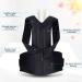 XS-5XL Plus Size Posture Corrector Back Brace | Upper & Lower Back Support for Women Men & Teens | Scoliosis & Hunchback Correction | Adjustable Shoulder Straightener in Black - Buy Online on GoSupps.com