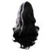 Mapofbeauty 26 Inch Half Black Half White Body Wave Wig - Synthetic Cosplay Hair Fibers - Buy Online on GoSupps.com