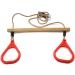HUAWELL Swing Sets for Backyard - Monkey Bars & Accessories Set - Wooden Trapeze Swing Bar Rings - Outdoor Play Equipment (Red) - Buy Online on GoSupps.com