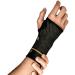 INDEEMAX Copper Wrist Compression Sleeve 1 Pair  Comfortable Hand Brace Support for Arthritis  Tendonitis  Sprains  Workout  Carpal Tunnel - Left & Right - Women and Men M Black