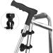 BSYFOP 4Pcs Stick Safe Walking Stick Holder - 360 Rotation Crutch Holder for Mobility Scooter, Rollator, Walker, Wheelchair - Buy Online on GoSupps.com