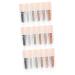 Angoily 18 Pcs Eye Shadow Set Eyeshadow Glitter Liquid Eyeliner Eye Makeup Tools Miss Colorful Accessories 1 count (Pack of 1) As Shownx3pcs