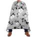 Waterproof Barber Cape -Vintage Rose Pattern Cheetah Haircut Bib for Men Unisex Hair Cutting Cape(8rp1a)