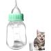 KARBAG Kitten Bottle 120 ml Pet Bottle with Silicone Nipple and Transparent Scale Mini Teat Bottle for Newborn Kittens Puppies Rabbits Small Animals Green - Buy Online on GoSupps.com