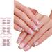 TQUXNGA Semi Cured Gels Nails Stickers Light Required Nails Polish Strips Gels Nail Strips Nails Decortions for Party Wedding Style11 - Buy Online on GoSupps.com