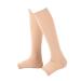 Compression socks open toes knee hollow compression socks Open toes compression socks for women men 20-30 mmHg varicose veins shin rails breastfeeding cycling (m-meat-colored) m meat-colored