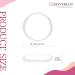 100 Pcs Large Cotton Hair Ties for Thick Curly Hair - Gentle Hold Seamless Scrunchies 1.5inch JASVERLIN (Oceanic Siren) - Buy Online on GoSupps.com