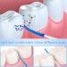 200 Interdental Brushes - Silicone Dental Brushes with Box | Portable Dual-House Floss Sticks for Effective Tooth Cleaning - Green Orange Blue - Buy Online on GoSupps.com