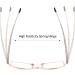 MMOWW Foldable Reading Glasses for Men & Women - Telescopic Anti Blue Light Mini Glasses (Rose Gold +1.5x) - Portable Zipper Case - Buy Online on GoSupps.com
