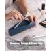 Fnyes Travel Makeup Brush Holder L Blue | Stylish & Compact Organizer for On-the-Go Beauty - Buy Online on GoSupps.com