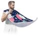 Cartoon Cats Painting Beard Bib Apron Beard Bib Hair Catcher for Men Shaving and Trimming Non-Stick Waterproof Beard Cape Grooming Cloth with 2 Suction Cups Gifts for Men