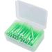 Interdental Cleaner - 60 Pieces Slim Brushes for Adults & Children | Orthodontic Care | Practical Green PP Handle - Buy Online on GoSupps.com
