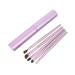 DOITOOL 5 Pcs Horsehair Eyeshadow Brush Flat Makeup Brush Flat Eyeshadow Brush Makeup Brush for Girls Tool