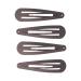 Solida Essentials hair clips Click-Clack matt soft brown 4 pieces