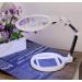 Desktop Magnifying Glass 2X 6X Led Foldable Magnifier Lamp Reading Glass Loupe for Reading Repair Hobbies White A Magnifying Glasses to Pursue Happiness - Buy Online on GoSupps.com