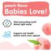 Foam Toothpaste for Kids - Low Fluoride Natural Formula Plaque Reduction Whitening for Ages 3+ | Peach Flavor - Buy Online on GoSupps.com