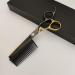 Hair Cutting Scissors 2 in 1 Hair Trimming Scissors Detachable Comb Ultra - Hair Cutting Tools Multipurpose Salon Hairdressing Shears for Precise Cutting Black Copper - Buy Online on GoSupps.com