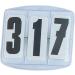 BUY BUSSE 3-Digit ROUND Start Numbers - Rubber Band White | Best for eCommerce Shipping Worldwide - Buy Online on GoSupps.com