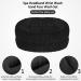 WLLHYF Spa Headband and Wrist Washband Set - Microfiber Shower Head Wraps for Women and Girls - Adjustable and Prevents Liquid Spills - Black - Buy Online on GoSupps.com