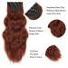 YDDM 24 Wavy Clip-In Hair Extensions - Synthetic Full Head Hairpieces for Women - Affordable & Realistic Look - Buy Online on GoSupps.com
