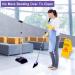 Upright 50-in Broom and Dustpan Set for Home, Kitchen, Office - Self Cleaning with Long Handle - Purple - Buy Online on GoSupps.com