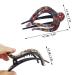 4Pcs French Style Leopard Print Hair Clips for Women and Girls - Vintage Duckbill & Oval Hair Claw Accessories - Buy Online on GoSupps.com