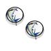 (Fish) Round Pill Box 3 Compartment Pill Box Mini Decorative Pocket Purse Portable Travel Medicine Tablet Vitamin Holder Organizer Pill Case