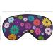 Colorful Flowers Sleep Mask for Women | Adjustable Eye Shades Cover with Elastic Strap - Perfect for Travel & Relaxation - Buy Online on GoSupps.com