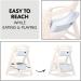 Hauck Alpha+ White Storage Box Set - Set of 2 | Practical Organising Boxes for Highchair - Buy Online on GoSupps.com
